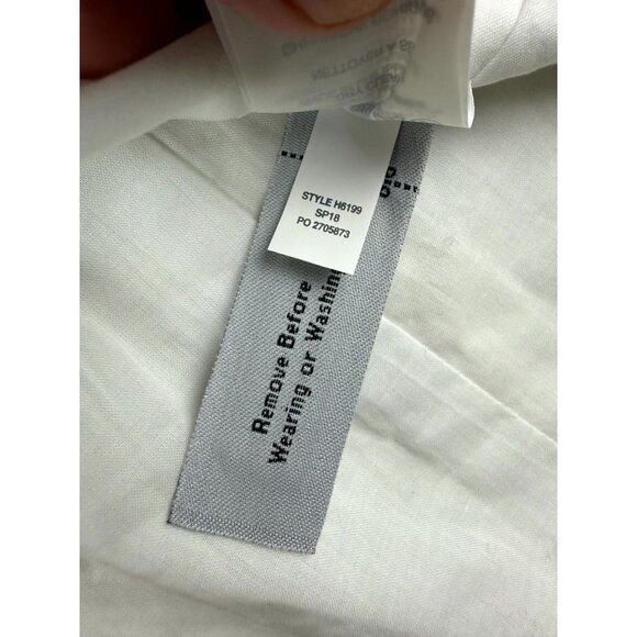 NWT J. Crew Women's Cotton Linen Blazer Jacket 8 White One Button - Picture 6 of 8